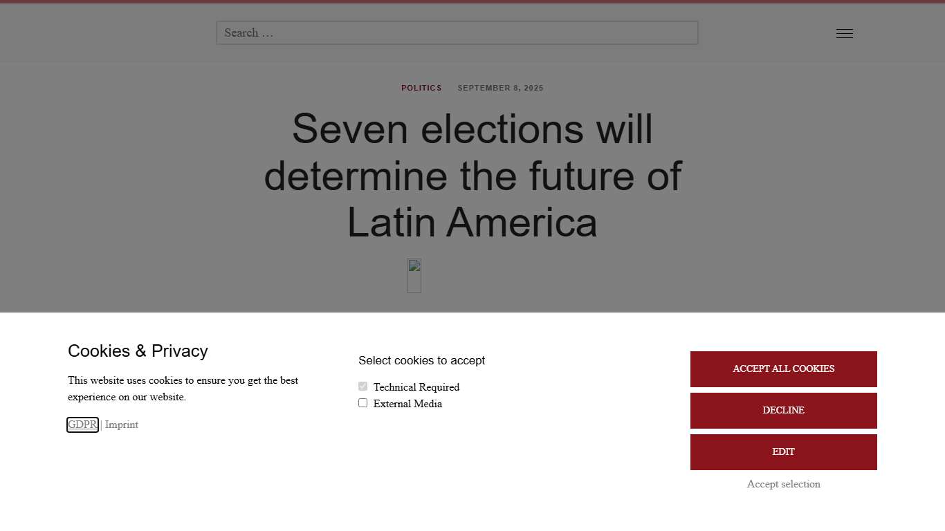 Seven elections will shape Latin America’s future – GIS Reports